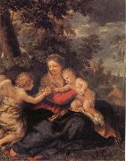 Pietro da Cortona, Holy Family Resting on the Flight to Egypt